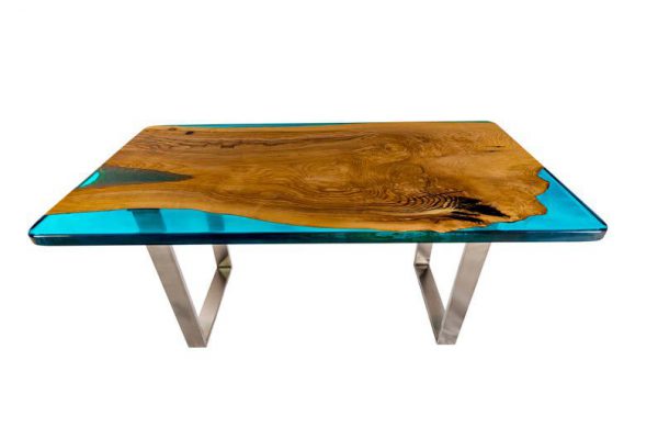 làm bàn gỗ epoxy