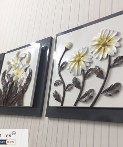 bộ tranh treo tường độc đáo hoa lan