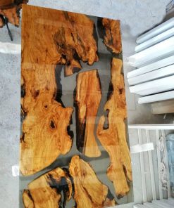 bàn gỗ keo epoxy chữ nhật