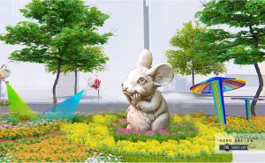 tượng chuột trang trí tết 2020