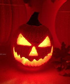 quả bí ngô bằng mút xốp trang trí halloween