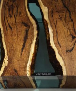 bàn trà gỗ epoxy