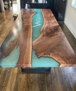 bàn ăn gỗ epoxy